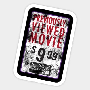 Movies From Hollywood Sticker